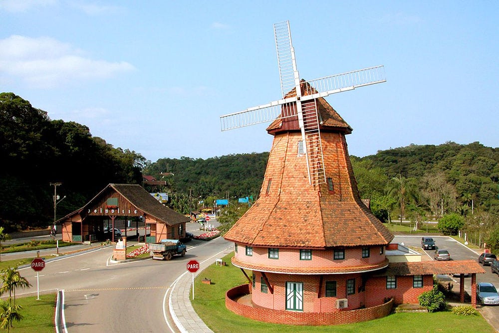 Imagem do Pórtico de Joinville - Acesso principal da cidade