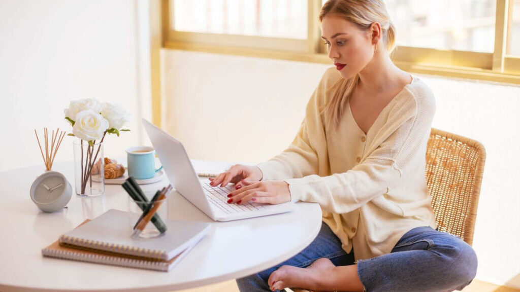 Ambiente confortável para trabalhar em home office