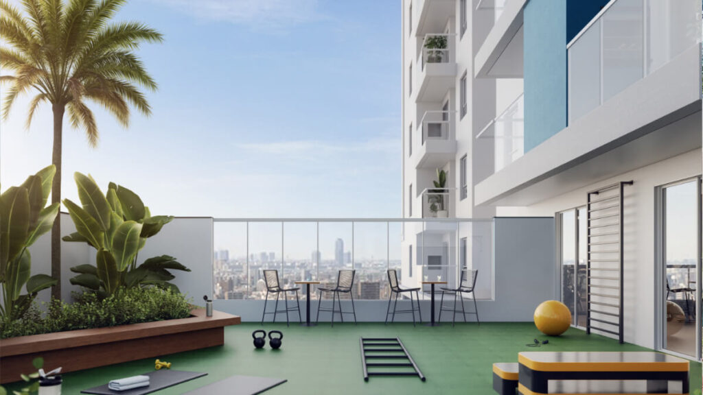 Praça academia do apartamento Rio Grande Connection : Foto: Foto Incorposul