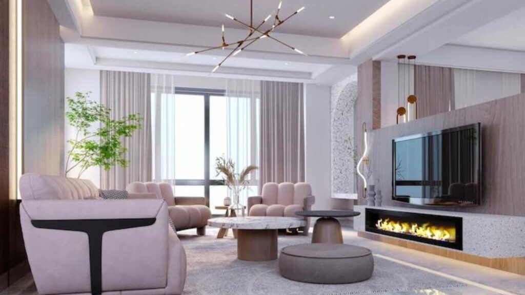 Decoração moderna.