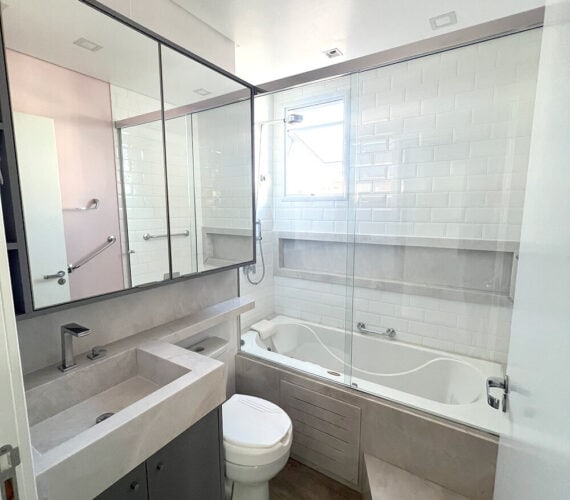 Suíte com banheira - Apartamento 302 - Edifício Talent