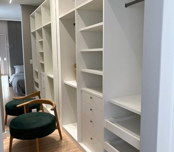 Closet - Apartamento Decorado em Joinville - 704 - Monte Saint-Michel Residence