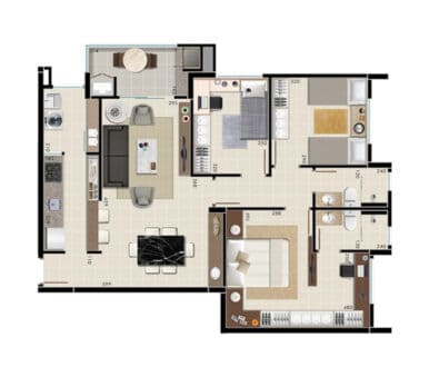 Planta - Savannah Residencial